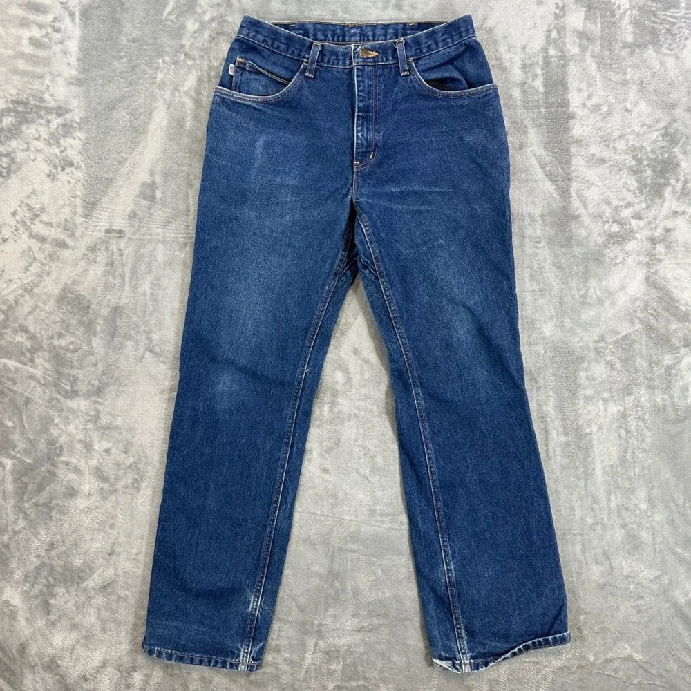 All American Clothing Bootcut Jeans Mens Size 32x32 Blue Denim Pants Made in USA
